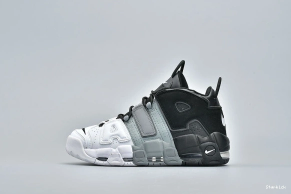 More White Nike Air Tri-Color Uptempo 921948-002 Grey Black 1226